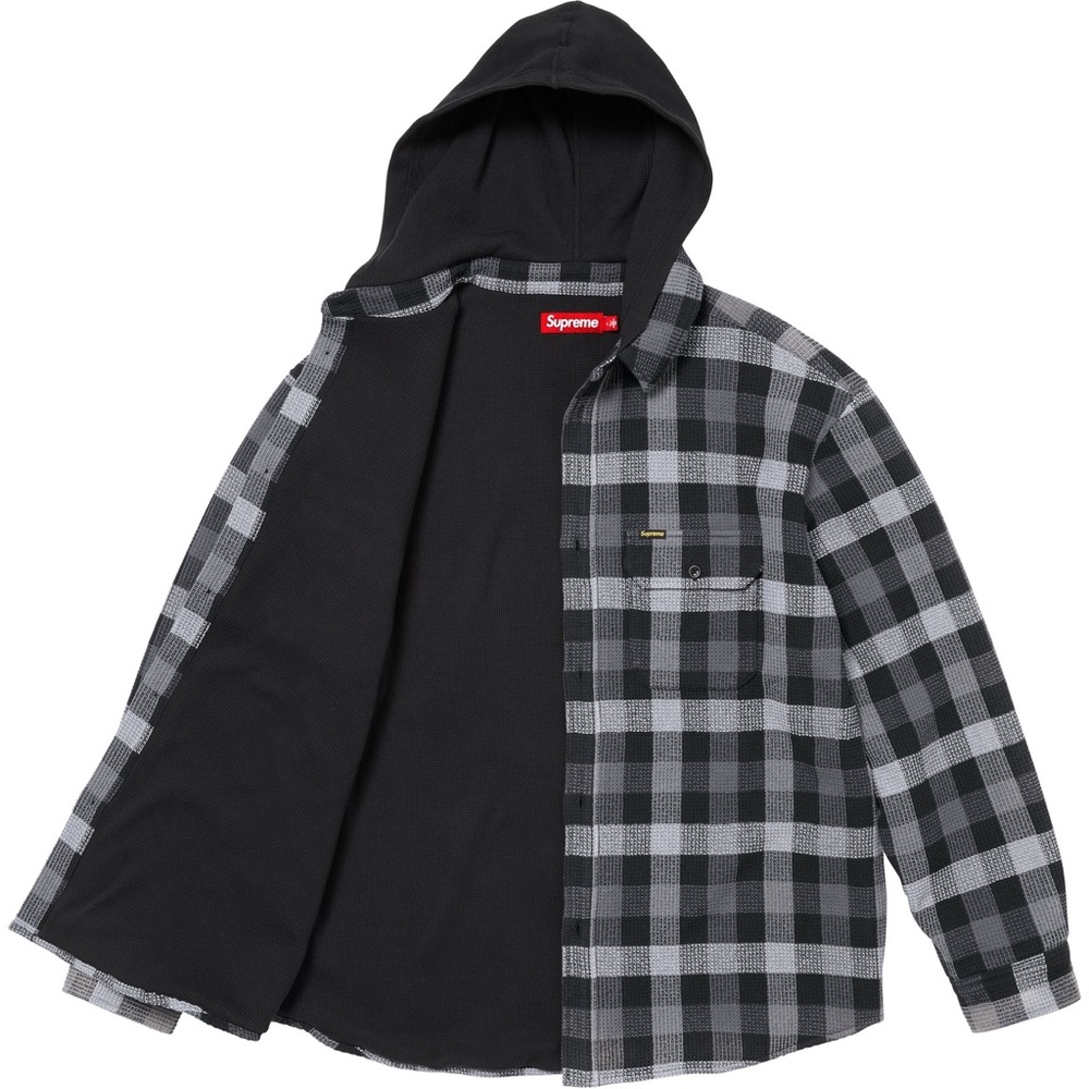 *SOLD* Supreme Plaid Hooded Shirt